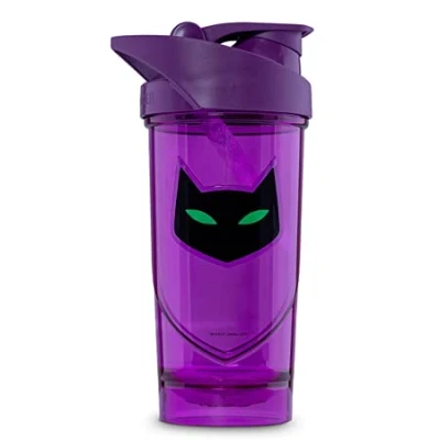 Imagen de Shieldmixer Hero Pro Classic Shaker for Whey Protein Shakes and Pre Workout, BPA Free, 700 ml, Catwoman