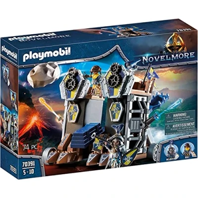 Imagen de PLAYMOBIL Novelmore 70391 Fortaleza Móvil Novelmore, para Niños de 4 y 10 Años Edad