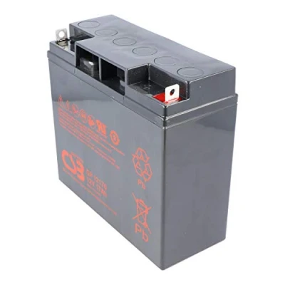 Imagen de CSB GP12170 Batería de plomo AGM 12 V (17 Ah, 181 x 76 167 mm, M5 B/N, tipo 5 años y modo espera)