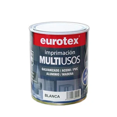 Imagen de Imprimación Multiusos al agua antes de pintar Eurotex 750 ml Color Blanco