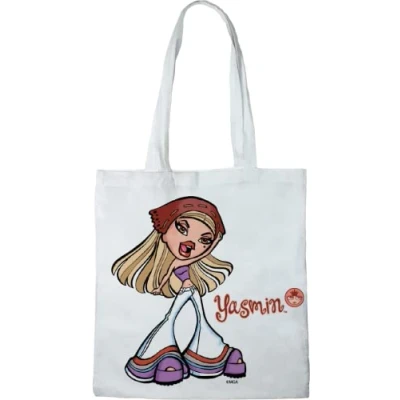 Imagen de cotton division TOTE BAG BRATZ YASMIN, REFERENCIA: BWBRATZBB004, BLANCO, 38 x 40 cm