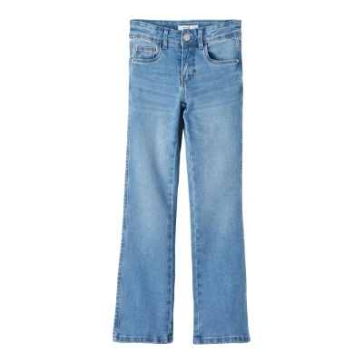 Imagen de Name it Nkfpolly Vaqueros rectos para niños, Talla: 11a, Blue