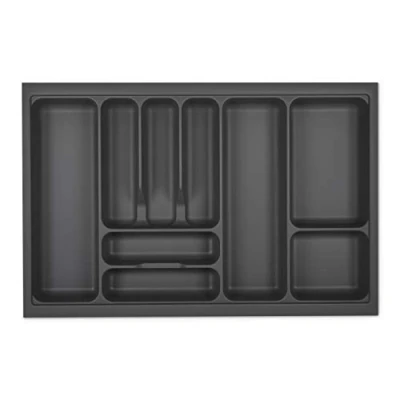 Imagen de Orga Box I Cubertero 719 x 473 gris orión con estructura perlada y revestimiento antideslizante para Tandembox Antaro/Intivo ModernBox en armario de 80 cm
