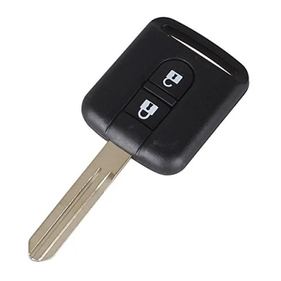 Imagen de Carcasa Llave para Nissan Almera Cabster Micra Navara Pathfinder X Trail Qashqai 2 Botones Mando a Distancia