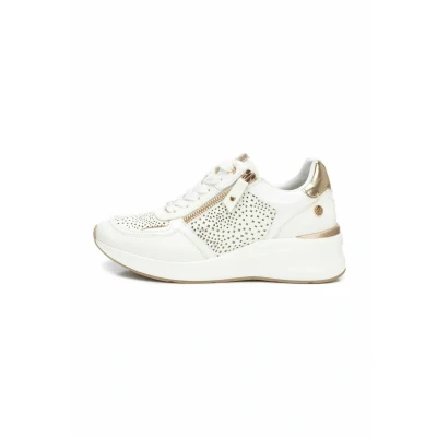 Imagen de XTI Zapatilla Mujer Blanco Calzado Cómodo y Versátil Moda Casual Modelo 14371203 (Talla 39)