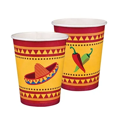 Imagen de Boland 54398 Vasos para fiesta (10 unidades, 210 ml, ecológicos, 100% papel, cumpleaños)