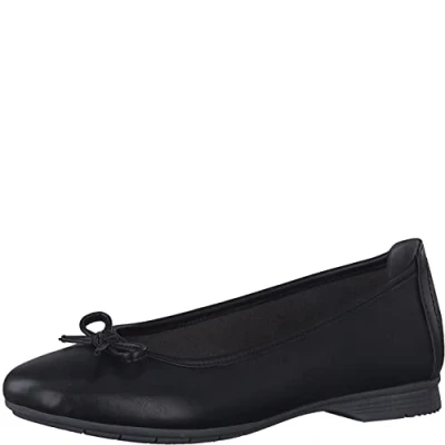 Imagen de Jana 8 22163 20, Zapatos Tipo Ballet Mujer, Black, 37 EU Ancho