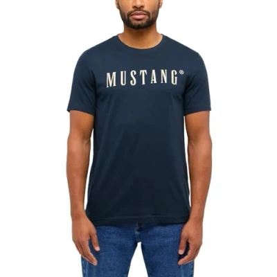 Imagen de Mustang Camiseta estampada, Hombre, Talla: 5XL, Blau