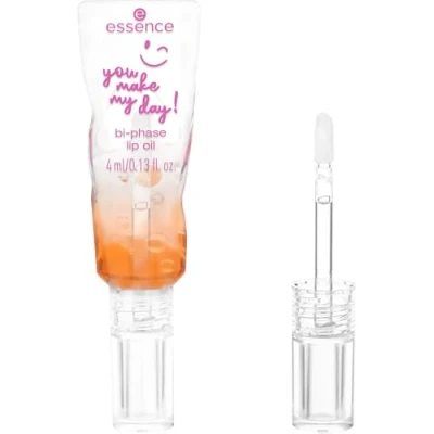 Imagen de Essence Cosmetics you make my day aceite de labios bifásico, cuidado, brillante, rociado, translúcido, 4 ml