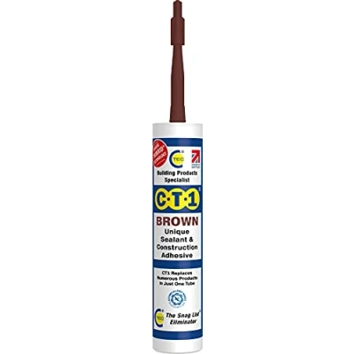 Imagen de Pegamento sellador CT1, para construcción, marrón, 290 ml