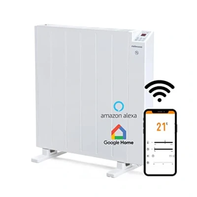 Imagen de Mellerware Emisor Térmico Bajo Consumo Comfy! 1200W WIFI Programable 3 Modos +Temp. Ajustable + Función Ventana Abierta Temporizador Radiador Eléctrico 20m2 Google Home Alexa Medium