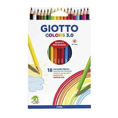 Imagen de Giotto Colors 3.0 Lápices de Colores, Estuche 18 Uds.