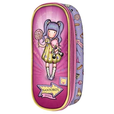 Imagen de Santoro, Portatodo Con Cremallera Gorjuss Fairground First Prize 10X23X6Cm Unisex niños, Multicolor, Talla única