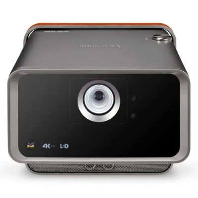 Imagen de ViewSonic X10 4K Proyector SMART LED UHD portátil de corto alcance para juegos, entretenimiento familiar y doméstico con Wi Fi Bluetooth audio Harman Kardon Carbón metálico