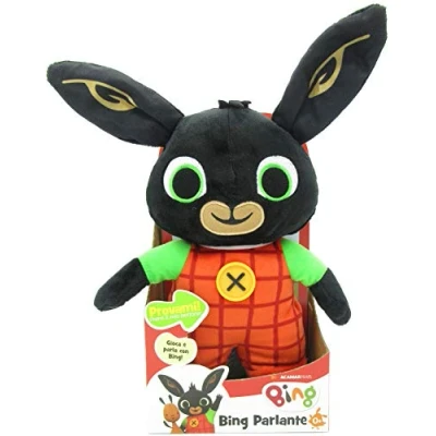 Imagen de Giochi Preziosi Bing peluche parlante de 33 cm altura, juguetes para niños a partir 0 meses, bebé, muñeco repite sus frases favoritas con la voz original, ideal compañía