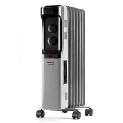 Imagen de Taurus Dakar Radiador de aceite 7 elementos, 3 niveles potencia, Termostato ajustable, Protección sobrecalentamiento, Bajo consumo, Piloto luminoso, 1500 W