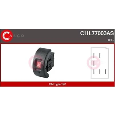 Imagen de CASCO CHL77003AS Interruptor intermitente de aviso 6polos 12V