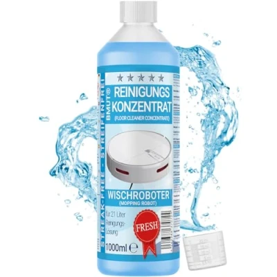 Imagen de BMUT 1x 1000ml Robot Limpiador Concentrado con Aroma Fresco y Vaso dosificador Sin Rayas Poca Espuma de succión Pisos