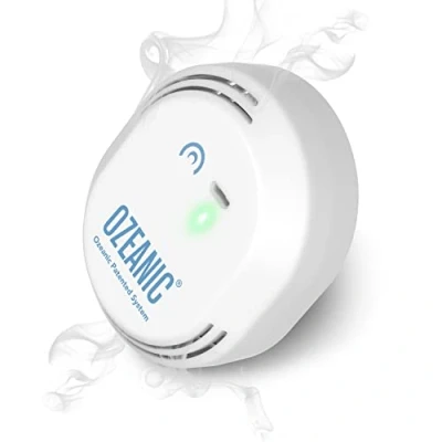 Imagen de Ozeanic Purificador de aire Ambientador nevera Generador ozono Gadget para el hogar Neutralizador olores Elimina bacterias Recarga USB
