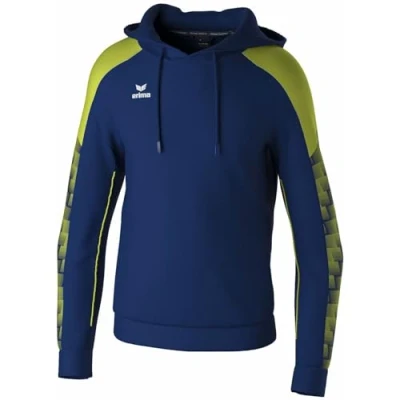 Imagen de Erima Sudadera con Capucha EVO Star (1072409) Unisex niños, New Navy/Lime, 152