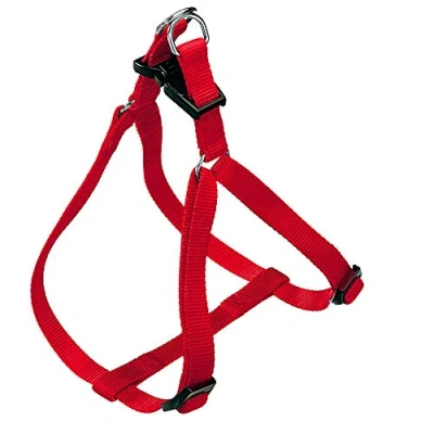 Imagen de Ferplast Arnés Perro Grande Easy L, Ajustable, Fácil de Llevar, 54 78 cm. Rojo