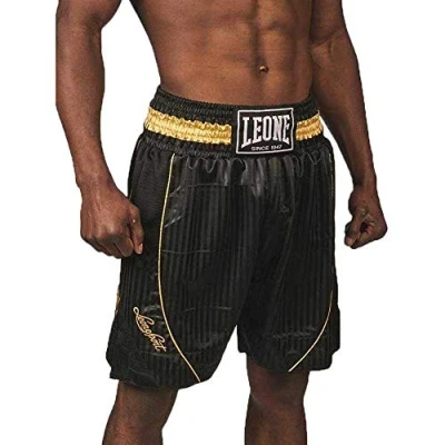 Imagen de LEONE 1947, Pantalones Cortos De Boxeo Primera Calidad, Unisex Adulto, Negro, M, AB240