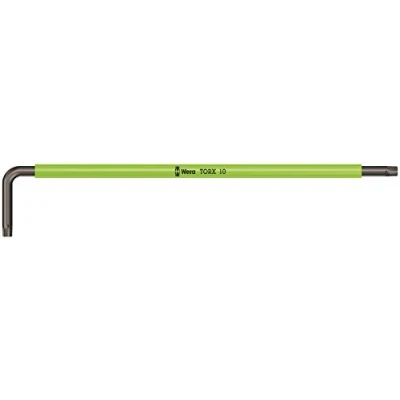 Imagen de Wera 05024483001 967 SXL Llave acodada TORX® Multicolour, versión larga, TX 10, 10