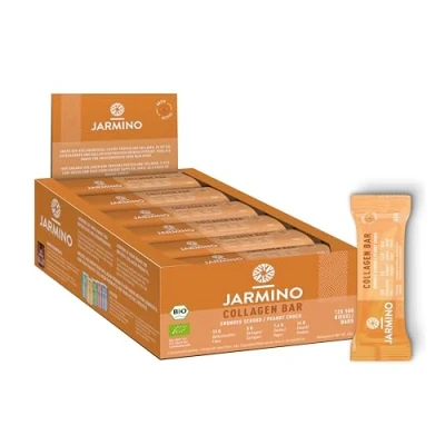 Imagen de Barrita Colágeno Alta en Proteínas Chocolate Cacahuete 12x55g Baja Azúcar + Sin Aceite de Palma (Chocolate Almendra)