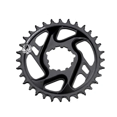 Imagen de SRAM 11.6218.030.270 Cadena Hojas X de Sync Eagle CF 32T, Aluminio 12 aumentos, 6 mm Compensar, Estándar, Negro