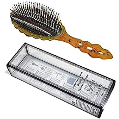 Imagen de Y.S. Park Luster Aerozaurus Paddle Cushion Eco Styler Cepillo para el pelo, color ámbar, 0,13 kg