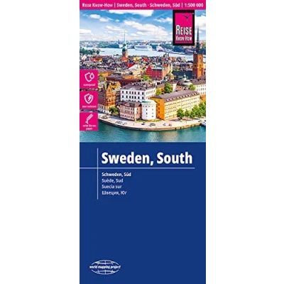 Imagen de Suecia, sur, mapa de carreteras impermeable. Escala 1:500.000. Reise Know How.: reiß und wasserfest (world mapping project) (Sweden South (1:500.000))