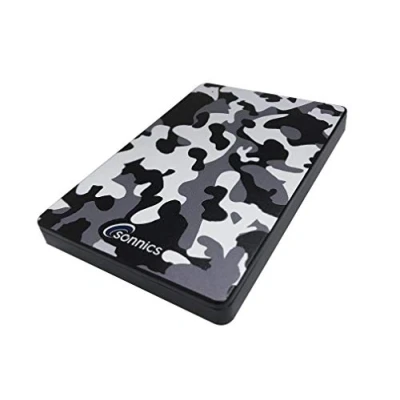 Imagen de Sonnics 1TB USB 3.1 Type C Externos Portátil Duros Discos por Ventanas PC, Mac, Smart TV, Xbox One/Serie X &amp; PS4 /PS5, Gris Camo