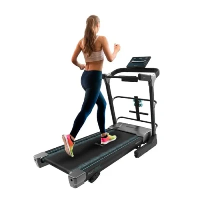 Imagen de Cecotec Cinta de Correr Plegable DrumFit WayHome 1800 Runner Sprint. 2200 W, 1 18 Km/h, 12 Programas, Panel Control LCD, Superficie Carrera 133x46 cm con Amortiguación, Inclinación Manual
