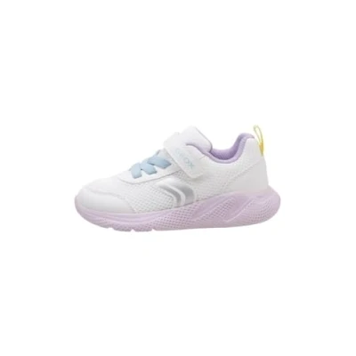 Imagen de Geox B Sprintye Girl D, Zapatillas Bebé Niñas, White Multicolor, 24 EU