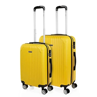 Imagen de Itaca Sevron pack of 2 Trolley, Talla: One Size, Amarillo