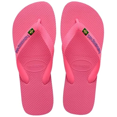 Imagen de Havaianas Brasil Logo (Mini Me), Chanclas Unisex niños, Crystal Rose, 25/26 EU