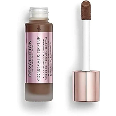 Imagen de Makeup Revolution, Base de maquillaje Conceal &amp; Define, F16, 23ml