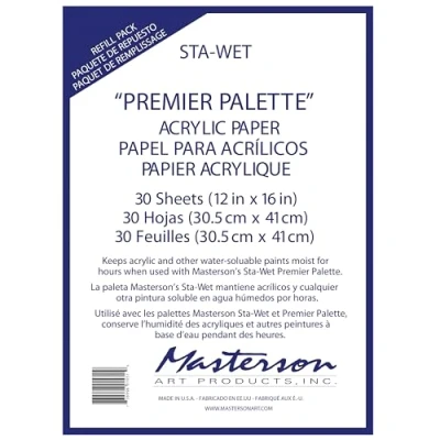 Imagen de Masterson Palette Seal Recambio de película acrílica para 100 Unidades, Color Blanco