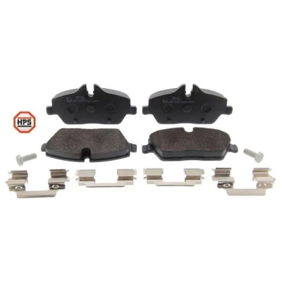 Imagen de MAPCO 6803HPS Juego de pastillas freno Eje delantero preparado para indicador desgaste con tornillos pinza accesorios BMW: 1 Hatchback