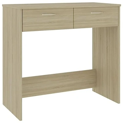 Imagen de vidaXL Escritorio de Ordenador Estudio Lugar Trabajo Despacho Extensible Mueble Oficina Duradera Robusta Contrachapada Roble Sonoma 80x40x75cm
