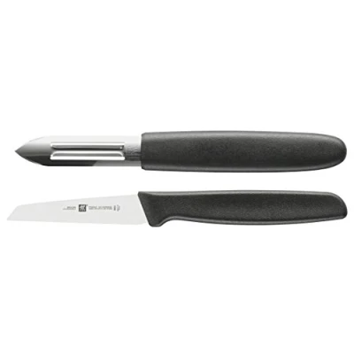 Imagen de Zwilling Set of Cuchillo (220 mm, 80 Acero Inoxidable, Negro, Inoxidable)