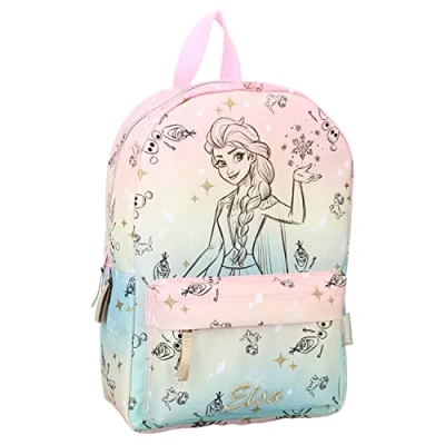 Imagen de Disney Mochila Frozen II Pastel Power Elsa La Niño Maxxidiscount Maxirentree, Multicolor, multicolor