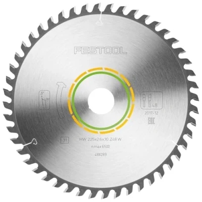 Imagen de Festool 488289 Hoja de sierra diente fino 225x2,6x30 W48