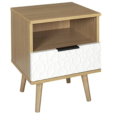 Imagen de HOME DECO FACTORY MESITA DE NOCHE C/CAJÓN SVEN