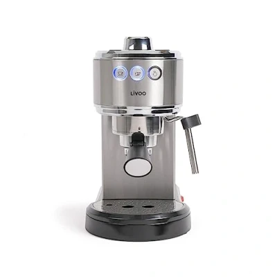 Imagen de Livoo cafetera espresso 15 bares gris dod186