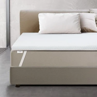Imagen de Topper Viscoelastico Memory Foam 90 x 190 H3 Corrector de colchón 6 cm Colchon con Funda extraíble Sobrecolchon Antibacteriano y Antimicótico