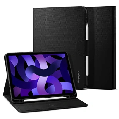 Imagen de Spigen Liquid Air Folio PC Book Funda Negro Apple iPad 2020/2022/2024/2025 11