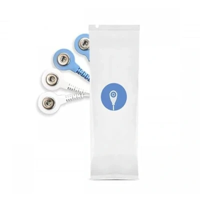 Imagen de Bluetens Cable Electrodos PU/Sistema “Snap 4 Botones a presión Cabel de 100cm