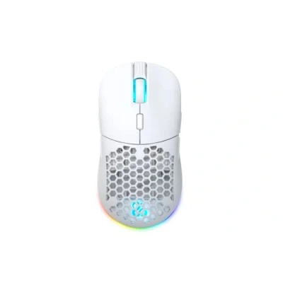 Imagen de Ratón gaming Newskill Arakne Elite Ivory, 16000 ppp, USB, Alambrico/ Inalambrico, Blanco