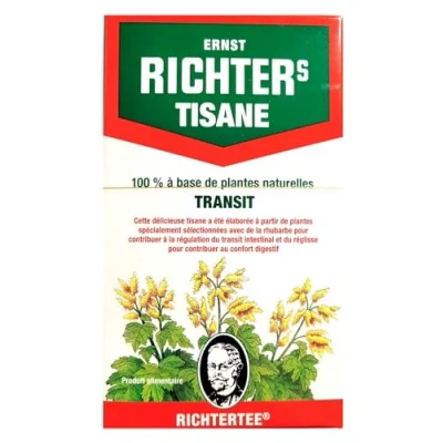 Imagen de [¡Top adelgazar!] Lote de 5 cajas Infusión té hierbas Ernst Richter 40g 100% naturales / Regulación tránsito Adelgazamiento especial x 20 bolsas 2g filtros ...